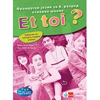 Kliknite za detalje - Klett Francuski jezik 8 - Et toi? 4 - Udžbenik za osmi razred