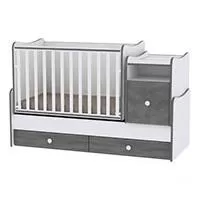 Kliknite za detalje - Lorelli Bertoni krevetić 3u1 trend plus colour white-vintage grey Kliknite za detalje - Lorelli Bertoni krevetić 3u1 trend plus colour white-vintage grey