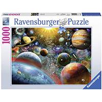 Kliknite za detalje - Ravensburger Puzzle 1000 delova - Pogled na planete 19858