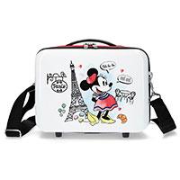 Kliknite za detalje - ABS Kofer za šminku Disney Minnie Around the world Paris Red 31539