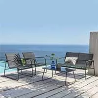 Kliknite za detalje - Baštenska Garnitura Od Metala i Tekstilena Verdearo Kliknite za detalje - Baštenska Garnitura Od Metala i Tekstilena Verdearo