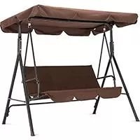 Kliknite za detalje - Baštenska Ljuljaška Trosed Braon Kliknite za detalje - Baštenska Ljuljaška Trosed Braon