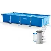 Kliknite za detalje - Pravougaoni bazen sa pumpom 450x220x84cm Intex 28274 Kliknite za detalje - Pravougaoni bazen sa pumpom 450x220x84cm Intex 28274