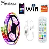 Kliknite za detalje - Pametna LED RGB Traka 3m sa kontrolom preko daljinskog upravljača ili WiFi Kliknite za detalje - Pametna LED RGB Traka 3m sa kontrolom preko daljinskog upravljača ili WiFi
