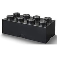 Kliknite za detalje - Kutija za odlaganje sa poklopcem LEGO® Kocka 8  50x25x18cm crna 4004