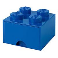 Kliknite za detalje - Stona fioka LEGO® Kocka 4  15x15x11cm plava 4020
