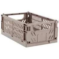 Kliknite za detalje - Sklopiva gajbica za odlaganje stvari 16x25x10cm Siva Kliknite za detalje - Sklopiva gajbica za odlaganje stvari 16x25x10cm Siva