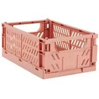 Kliknite za detalje - Sklopiva gajbica za odlaganje stvari 16x25x10cm Koral Kliknite za detalje - Sklopiva gajbica za odlaganje stvari 16x25x10cm Koral