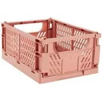 Kliknite za detalje - Sklopiva gajbica za odlaganje stvari 25x34x15cm Koral Kliknite za detalje - Sklopiva gajbica za odlaganje stvari 25x34x15cm Koral