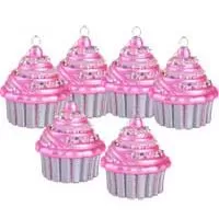 Kliknite za detalje - Ukrasi za novogodišnju jelku u obliku mafina 6kom. 7.5cm Kliknite za detalje - Ukrasi za novogodišnju jelku u obliku mafina 6kom. 7.5cm