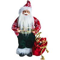 Kliknite za detalje - Novogodišnja figura Deda Mraz sa poklonima 30 cm