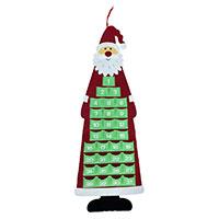 Kliknite za detalje - Novogodišnja i božićna dekoracija - Kalendar Deda Mraz 100cm