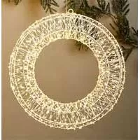 Kliknite za detalje - Svetleći LED venac 36cm sa tajmerom Kliknite za detalje - Svetleći LED venac 36cm sa tajmerom