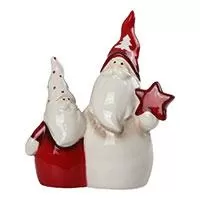 Kliknite za detalje - Novogodišnja i božićna dekoracija Keramička figurica Dva Deda Mraza 9cm Kliknite za detalje - Novogodišnja i božićna dekoracija Keramička figurica Dva Deda Mraza 9cm