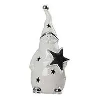 Kliknite za detalje - Novogodišnja i božićna dekoracija Keramička figurica 18cm sa LED svetlom Deda Mraz sa zvezdom Kliknite za detalje - Novogodišnja i božićna dekoracija Keramička figurica 18cm sa LED svetlom Deda Mraz sa zvezdom