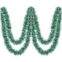 Kliknite za detalje - Novogodišnja dekoracija zeleno-bela girlanda 270 cm