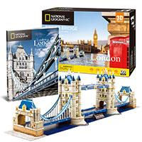 Kliknite za detalje - CubicFun National Geographic 3D Puzzle Tower Bridge DS0978h