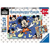 Kliknite za detalje - Disney Mickey Mouse Puzzle slagalica 2x24 dela Ravensburger 05578