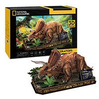 Kliknite za detalje - CubicFun National Geographic 3D Puzzle Triceratops DS1052h