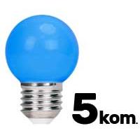 Kliknite za detalje - Pet LED sijalica Plava 2W E27