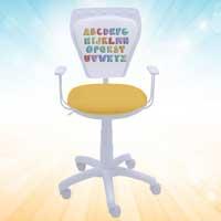 Kliknite za detalje - Dečija radna stolica Ministyle White Alfabet