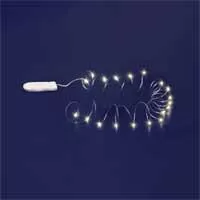 Kliknite za detalje - Dekorativni svetleći niz na baterije 20 LED 2m Kliknite za detalje - Dekorativni svetleći niz na baterije 20 LED 2m