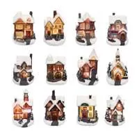 Kliknite za detalje - Svetleće zimske kućice 12 kom. V10cm Na baterije KDC01 Kliknite za detalje - Svetleće zimske kućice 12 kom. V10cm Na baterije KDC01