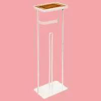 Kliknite za detalje - Držač Toalet Papira Sa Postoljem Za Telefon White Five Simply Smart Kliknite za detalje - Držač Toalet Papira Sa Postoljem Za Telefon White Five Simply Smart