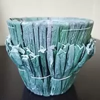 Kliknite za detalje - Dekorativna korpica od bambusa 13x12cm Kliknite za detalje - Dekorativna korpica od bambusa 13x12cm