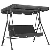 Kliknite za detalje - Baštenska Ljuljaška Trosed Siva Kliknite za detalje - Baštenska Ljuljaška Trosed Siva