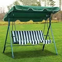 Kliknite za detalje - Ljuljaška Za Terasu i Dvorište Trosed Sa Zeleno Belim Prugama Kliknite za detalje - Ljuljaška Za Terasu i Dvorište Trosed Sa Zeleno Belim Prugama