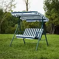 Kliknite za detalje - Baštenska Ljuljaška Dvosed Sa Plavo-Belim Prugama Kliknite za detalje - Baštenska Ljuljaška Dvosed Sa Plavo-Belim Prugama