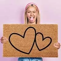 Kliknite za detalje - Otirač 45 x 75 cm Hearts- Od Kokosovog Vlakna Kliknite za detalje - Otirač 45 x 75 cm Hearts- Od Kokosovog Vlakna