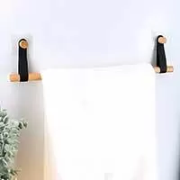 Kliknite za detalje - Samolepljivi Nosač Za Peškire Bambus i Eko Koža - Montaža Bez Bušenja Black Kliknite za detalje - Samolepljivi Nosač Za Peškire Bambus i Eko Koža - Montaža Bez Bušenja Black