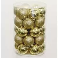 Kliknite za detalje - Novogodišnji ukrasi za jelku Kugle Gold 34 kom. 242001710 Kliknite za detalje - Novogodišnji ukrasi za jelku Kugle Gold 34 kom. 242001710