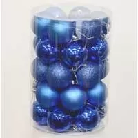 Kliknite za detalje - Novogodišnji ukrasi za jelku Kugle Plave 34 kom. 242001709 Kliknite za detalje - Novogodišnji ukrasi za jelku Kugle Plave 34 kom. 242001709