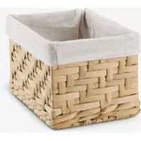 Kliknite za detalje - Ukrasna pletena korpa sa tkaninom Ester M Kliknite za detalje - Ukrasna pletena korpa sa tkaninom Ester M