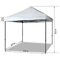 Kliknite za detalje - Sklopivi Vodootporni Paviljon Sa Mehanizmom - 3 x 3 m Kliknite za detalje - Sklopivi Vodootporni Paviljon Sa Mehanizmom - 3 x 3 m