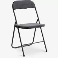 Kliknite za detalje - Sklopiva stolica Tom Pliš Tamno siva Kliknite za detalje - Sklopiva stolica Tom Pliš Tamno siva