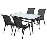 Kliknite za detalje - Baštenski Set 4 Stolice i Sto Sa Staklom Fieldmann Tirso Kliknite za detalje - Baštenski Set 4 Stolice i Sto Sa Staklom Fieldmann Tirso