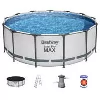 Kliknite za detalje - Bestway 5618W Bazen sa čeličnim ramom pumpom i merdevinama 3.96 m x 1.22 m Kliknite za detalje - Bestway 5618W Bazen sa čeličnim ramom pumpom i merdevinama 3.96 m x 1.22 m