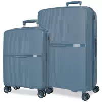 Kliknite za detalje - Putni koferi od polipropilena 56cm i 66cm Movom Moon blue 55195 Kliknite za detalje - Putni koferi od polipropilena 56cm i 66cm Movom Moon blue 55195