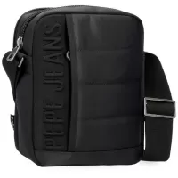 Kliknite za detalje - Muška torbica sa dve pregrade 22cm Pepe Jeans Ancor black 70155 Kliknite za detalje - Muška torbica sa dve pregrade 22cm Pepe Jeans Ancor black 70155