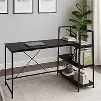 Kliknite za detalje - Radni Sto sa Policom Black Kliknite za detalje - Radni Sto sa Policom Black