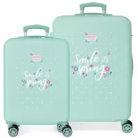 Kliknite za detalje - Koferi komplet 55cm i 70cm Roll Road Spring dream turquoise 40914 Kliknite za detalje - Koferi komplet 55cm i 70cm Roll Road Spring dream turquoise 40914