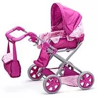 Kliknite za detalje - WOODY Kolica za lutke Unicorn 91509 Kliknite za detalje - WOODY Kolica za lutke Unicorn 91509