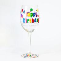 Kliknite za detalje - Vinska čaša za rođendan Happy Birthday