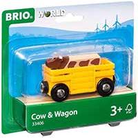 Kliknite za detalje - BRIO Igračka Vagon za prevoz krava 33406