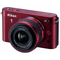 Kliknite za detalje - Nikon 1 digitalni fotoaparat sa zamenljivim objektivima J2 Crveni set sa objektivima 10-30mm i 30-110mm 17134