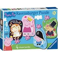 Kliknite za detalje - Ravensburger Puzle 4u1 Pepa Prase na maskenbalu 06981 Kliknite za detalje - Ravensburger Puzle 4u1 Pepa Prase na maskenbalu 06981